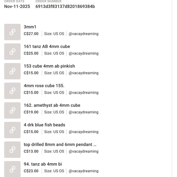 Bundling 2 Orders for VACAYDREAMING - Picture 2 of 2